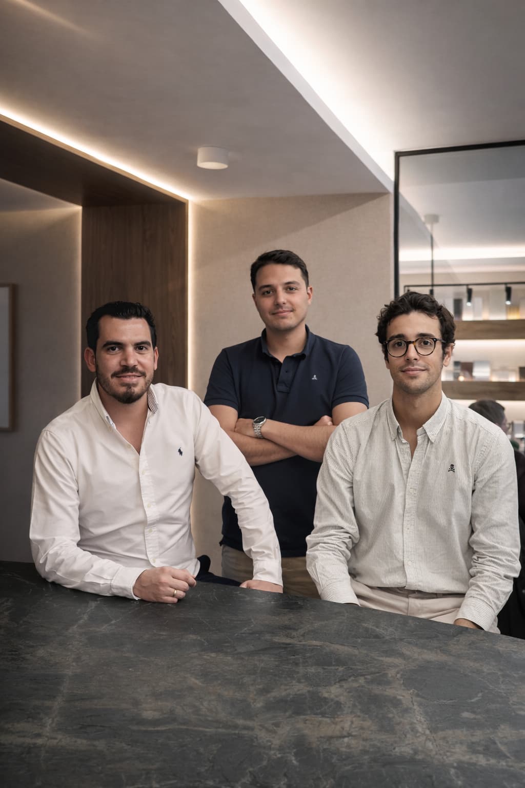 Equipo Trabe trabajando